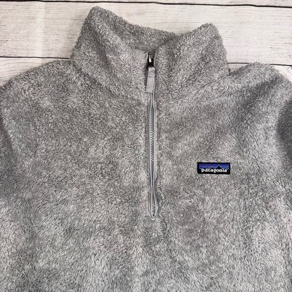 Patagonia Women's Los Gatos 1/4 Zip Fleece Pulleover Jacket  Salt Gray Sz Medium - Picture 6 of 9